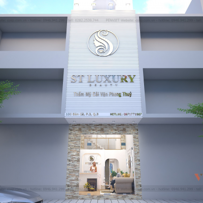 Thiết kế cửa hàng spa ST Luxury - Hồ Chí Minh